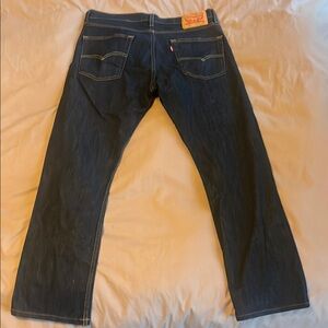 Levi's Dark Blue Straight Jeans